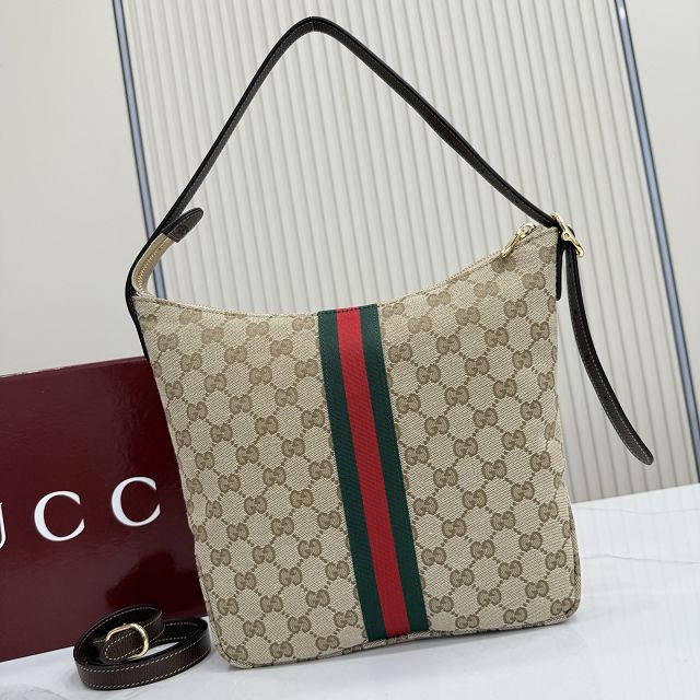 GG original canvas lunetta medium crossbody bag 875117 sand