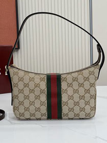 GG original canvas lunetta small crossbody bag 863406 sand 
