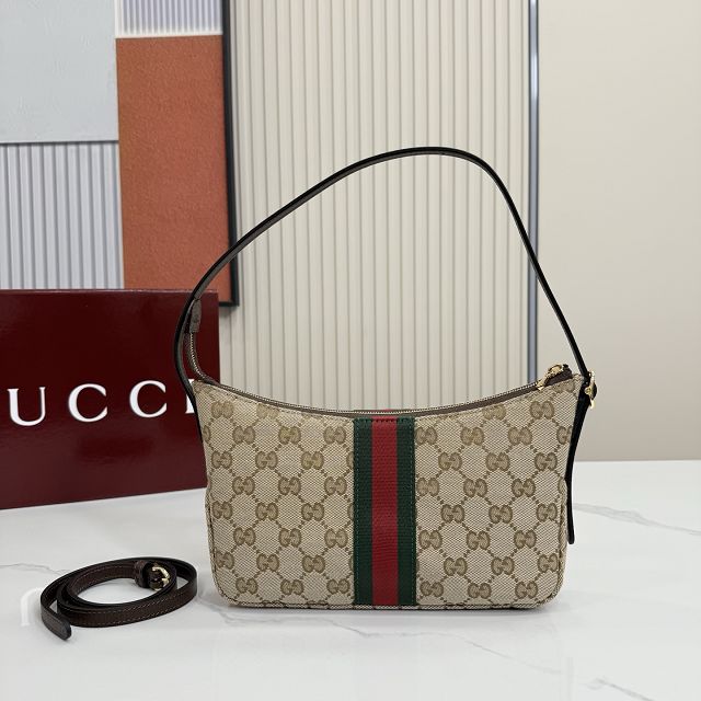 GG original canvas lunetta small crossbody bag 863406 sand 