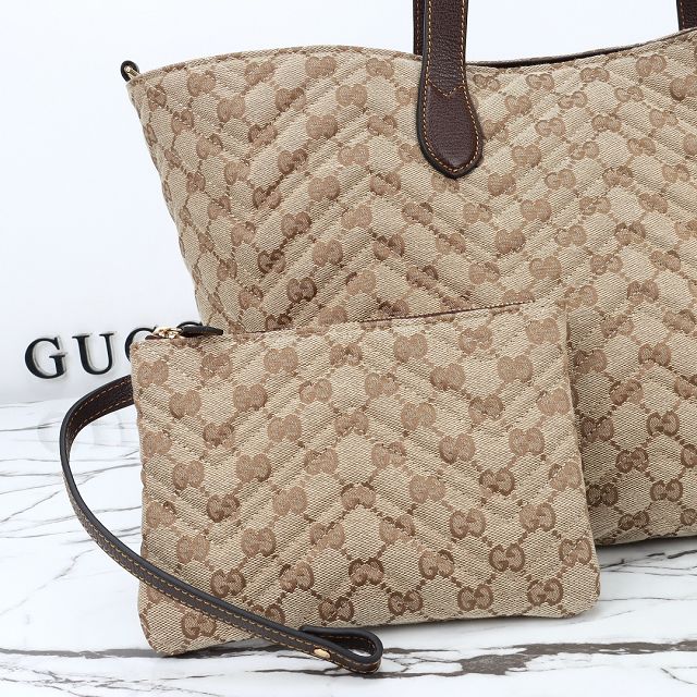 GG original canvas marmont large tote bag 855392 sand