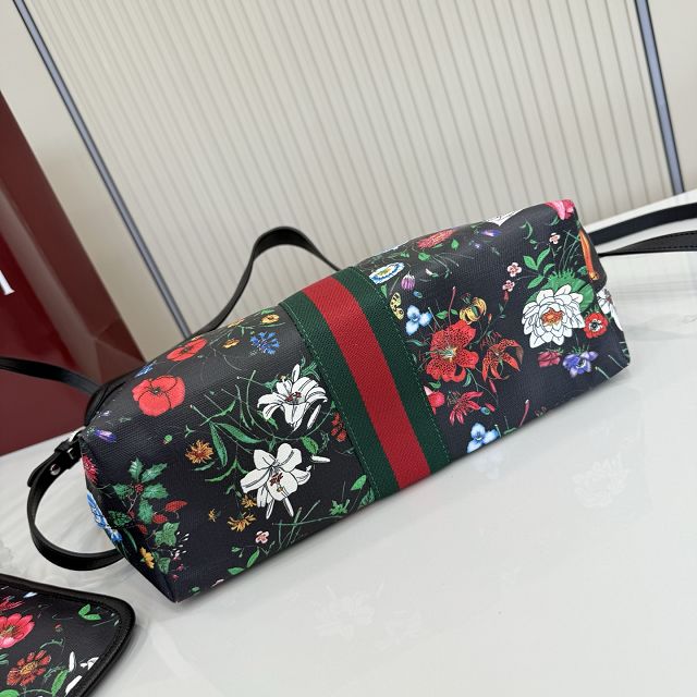GG original fabric giglio small tote bag 860845 black