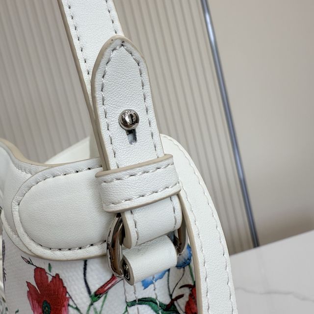 GG original fabric giglio small tote bag 860845 white