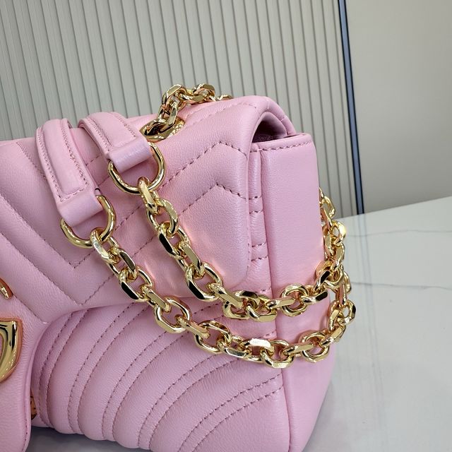 GG original lambskin marmont medium shoulder bag 837267 pink