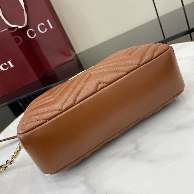 GG original lambskin marmont small camera bag 855273 brown