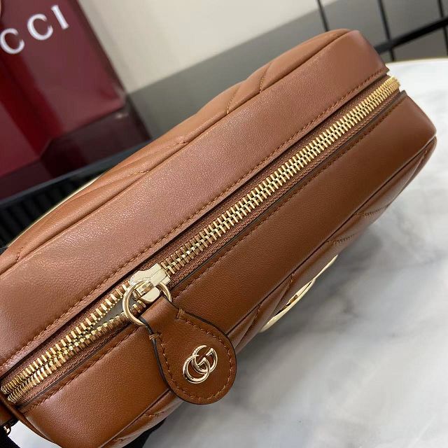 GG original lambskin marmont small camera bag 855273 brown