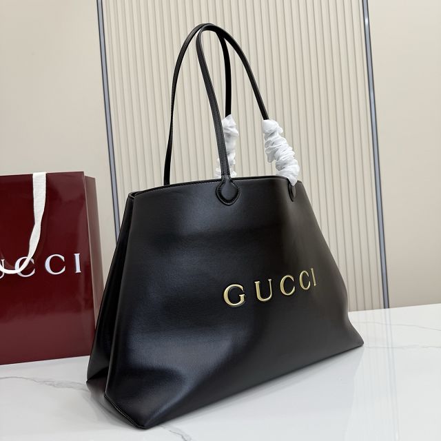 GG original calfskin NY large tote bag A00B4R black