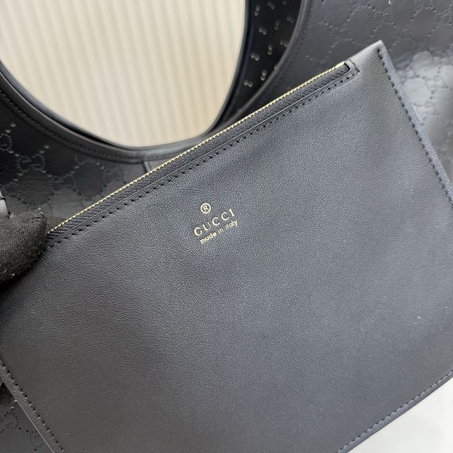 GG original calfskin giglio large tote bag 853971 black