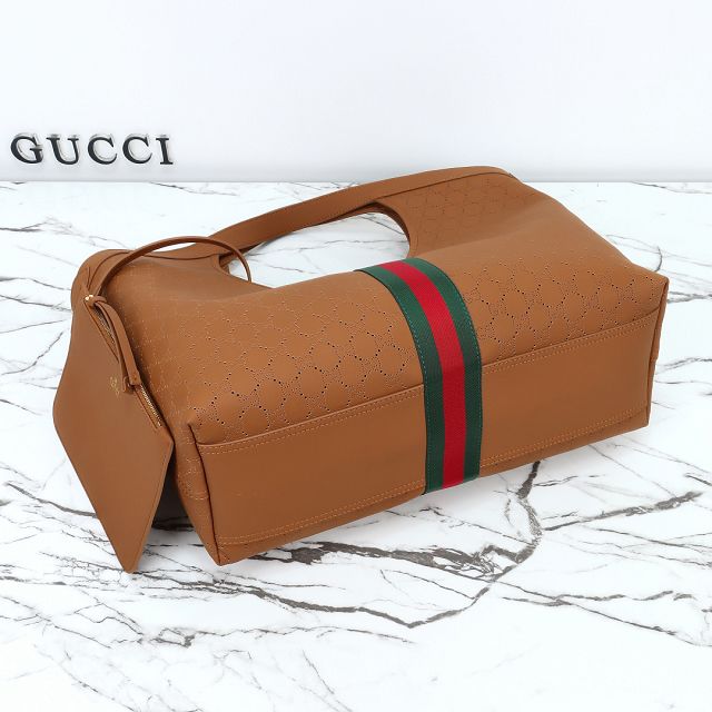 GG original calfskin giglio large tote bag 853971 brown