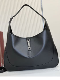 GG original calfskin jackie 1961 large crossbody bag 863279 black