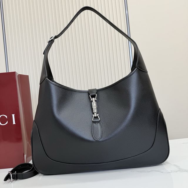 GG original calfskin jackie 1961 large crossbody bag 863279 black