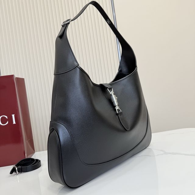 GG original calfskin jackie 1961 large crossbody bag 863279 black