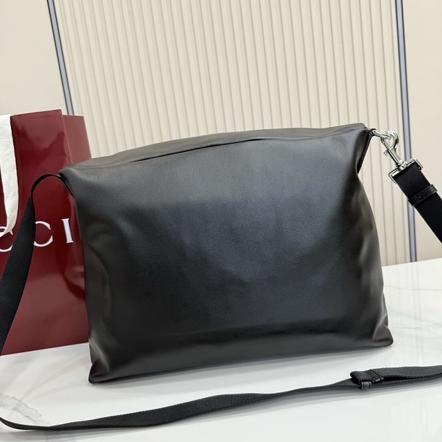 GG original calfskin large shoulder bag 875369 black