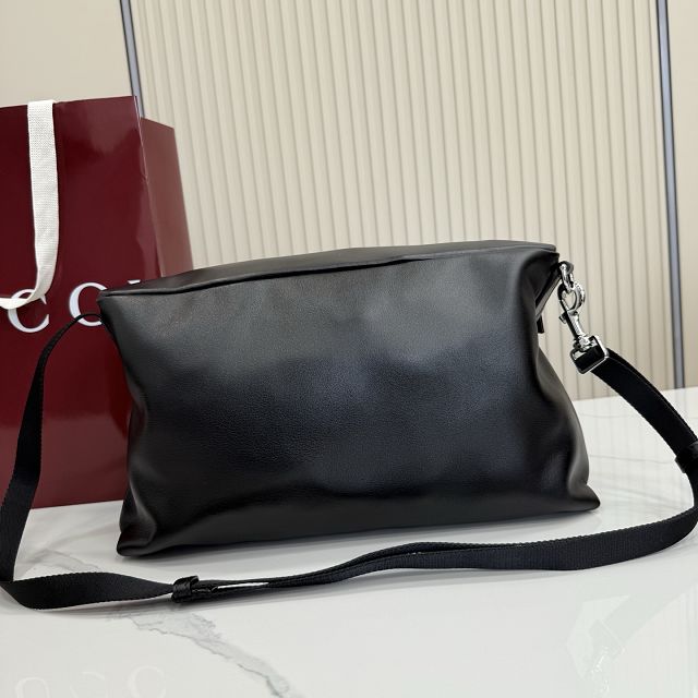 GG original calfskin medium shoulder bag 875377 black
