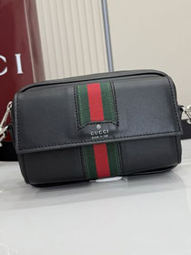 GG original calfskin web trademark mini bag 867268 black