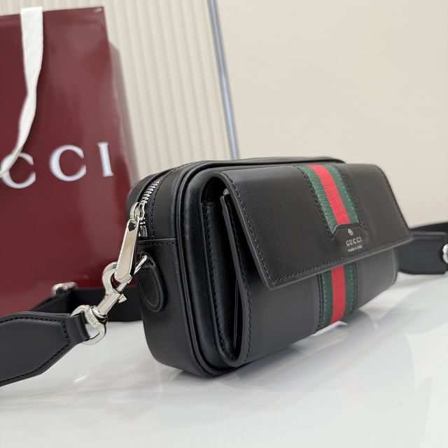 GG original calfskin web trademark mini bag 867268 black