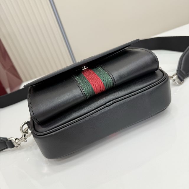 GG original calfskin web trademark mini bag 867268 black