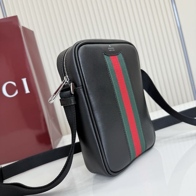 GG original calfskin web trademark mini bag 876226 black