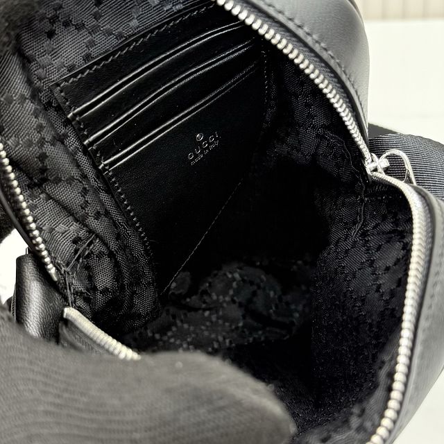 GG original calfskin web trademark mini bag 876226 black