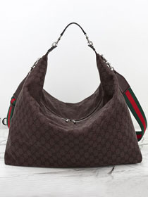 GG original canvas brera large crossbody bag 864485 dark brown