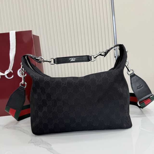 GG original canvas brera medium crossbody bag 866938 black