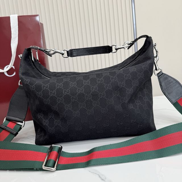 GG original canvas brera medium crossbody bag 866938 black