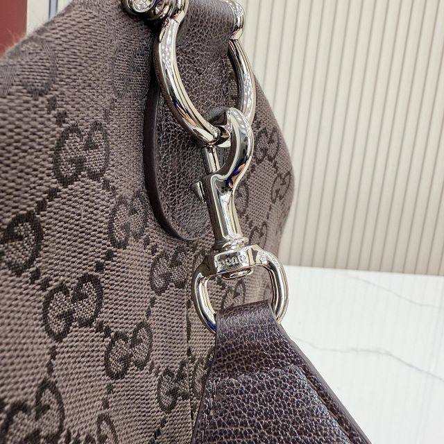 GG original canvas brera medium crossbody bag 866938 dark brown