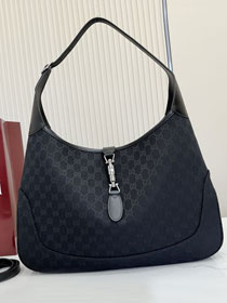 GG original canvas jackie 1961 large crossbody bag 863279 black
