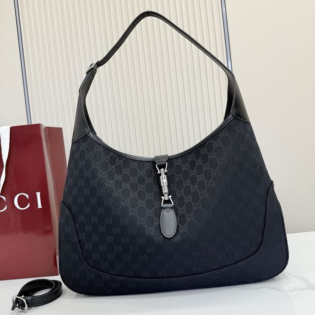 GG original canvas jackie 1961 large crossbody bag 863279 black