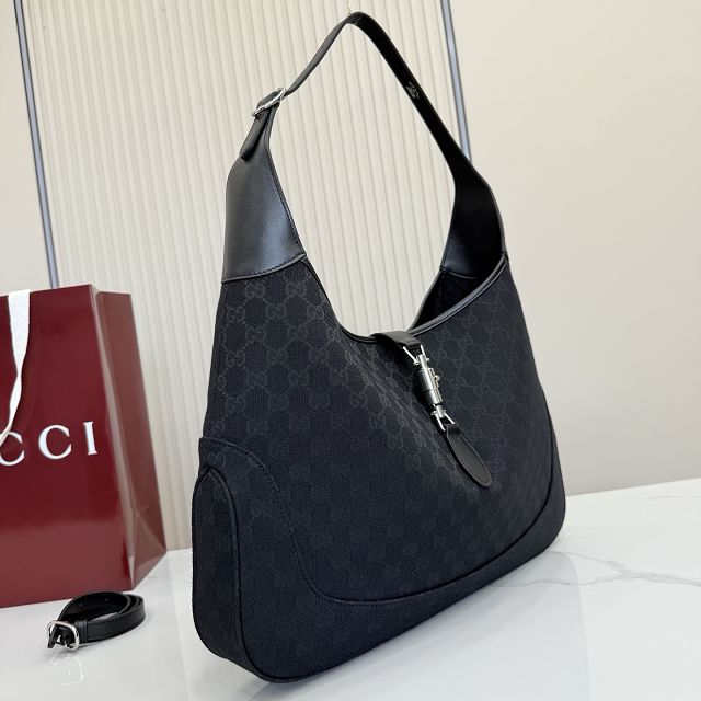 GG original canvas jackie 1961 large crossbody bag 863279 black