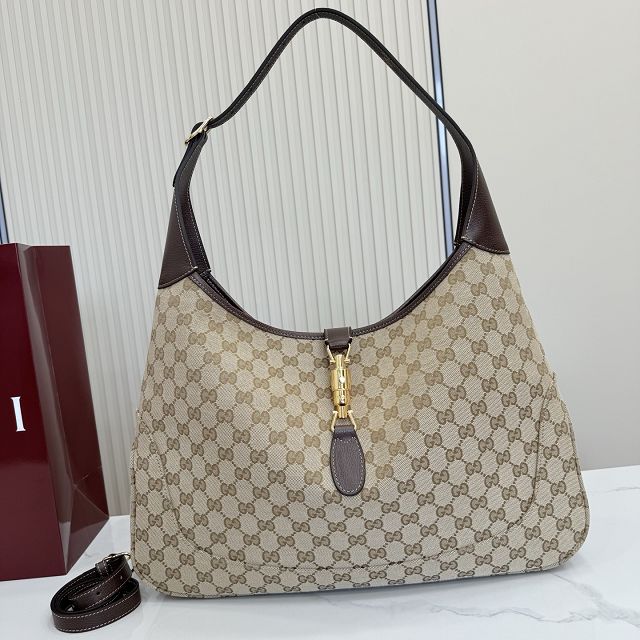 GG original canvas jackie 1961 large crossbody bag 863279 sand