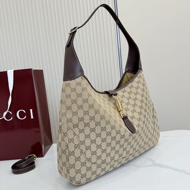 GG original canvas jackie 1961 large crossbody bag 863279 sand