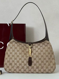 GG original canvas jackie 1961 medium shoulder bag 863136 sand