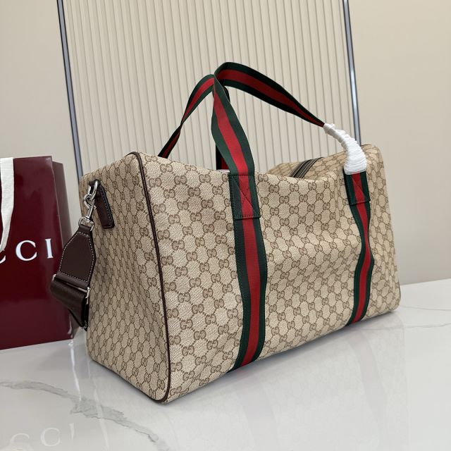 GG original canvas medium duffle bag A00BC5 sand