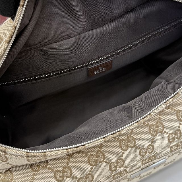 GG original canvas medium shoulder bag 875377 sand