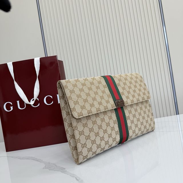 GG original canvas pouch 875697 sand