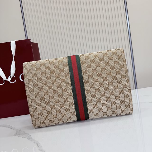 GG original canvas pouch 875697 sand