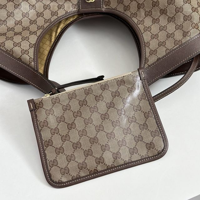 GG original fabric giglio large tote bag 853971 brown
