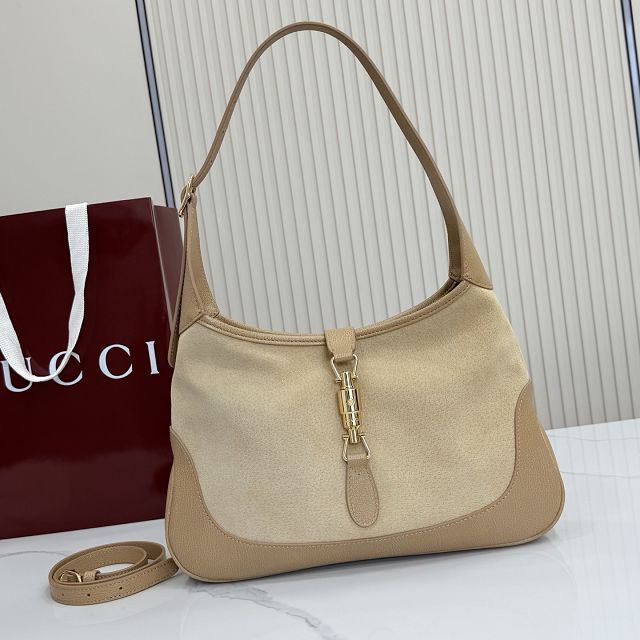 GG original suede jackie 1961 medium shoulder bag 863136 sand