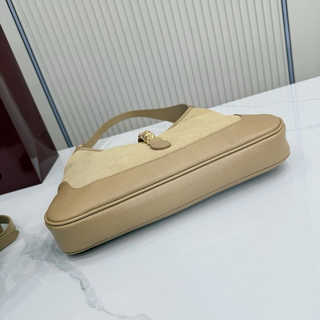 GG original suede jackie 1961 medium shoulder bag 863136 sand