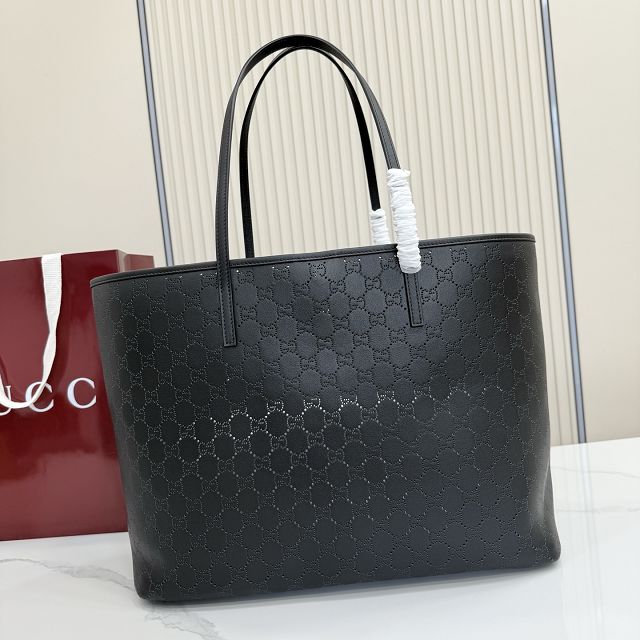 GG original calfskin tribeca large tote bag 874745 black