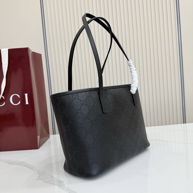 GG original calfskin tribeca small tote bag 875236 black