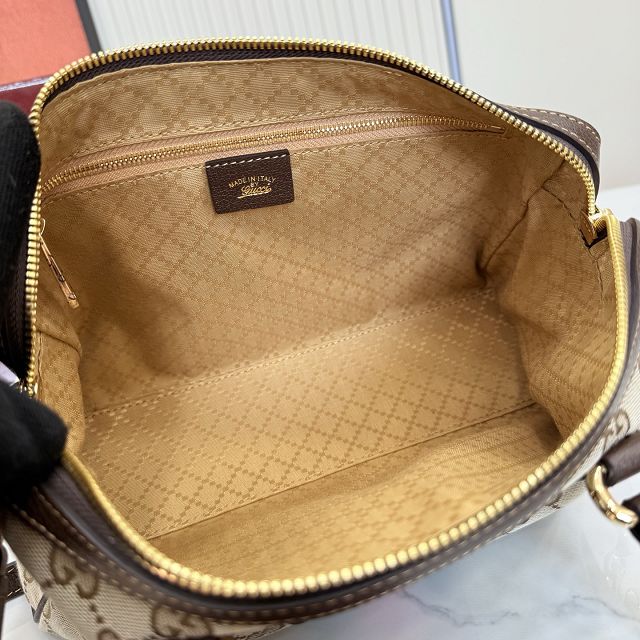 GG original canvas borsetto medium boston bag 866732 brown