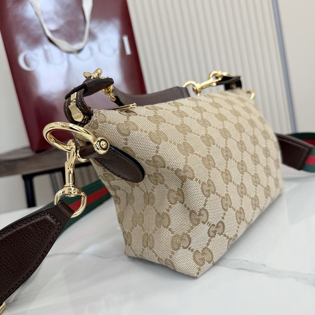 GG original canvas brera small crossbody bag 871595 sand
