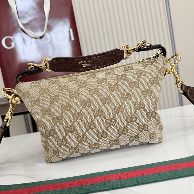 GG original canvas brera small crossbody bag 871595 sand