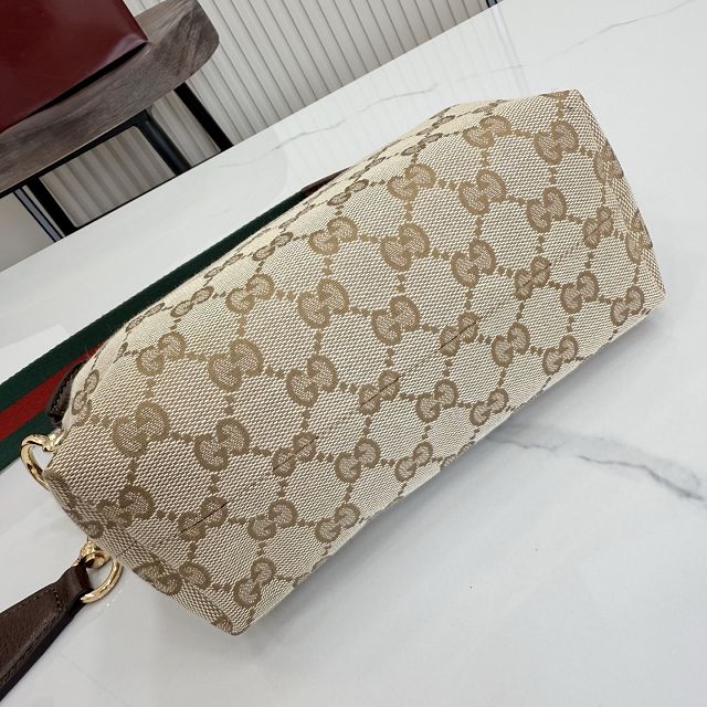 GG original canvas brera small crossbody bag 871595 sand