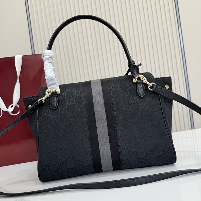 GG original canvas paparazzo medium top handle bag 875018 black
