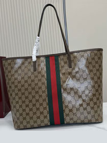 GG original canvas tribeca large tote bag 874745 brown