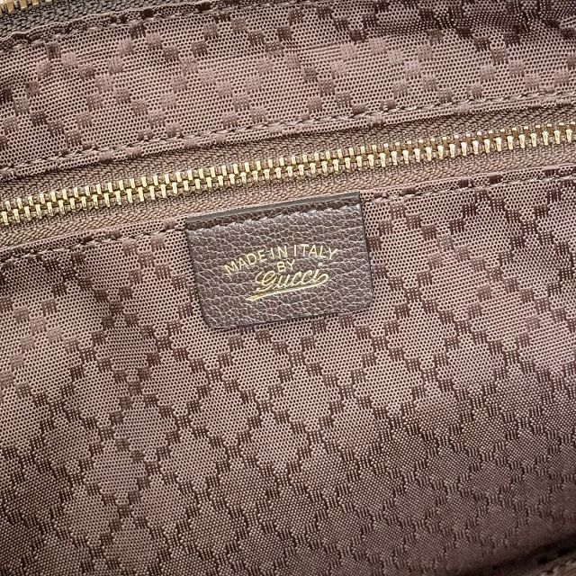 GG original suede borsetto medium boston bag 866732 brown