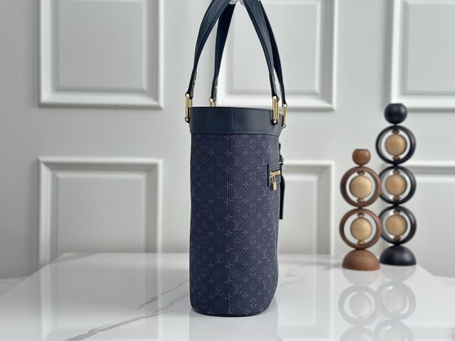 Louis vuitton original monogram denim lucille tote M92609 blue