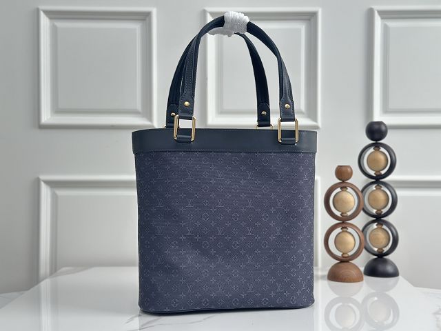 Louis vuitton original monogram denim lucille tote M92609 blue